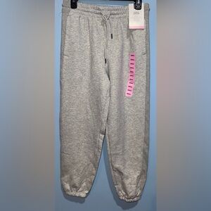 Gray Relaxed Fit Jogger Track Pants